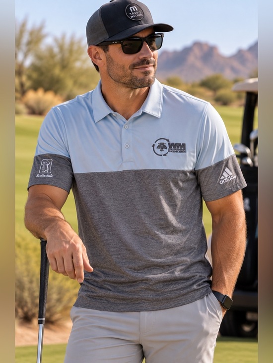 Adidas Waste Management Phoenix Open Golf Polo